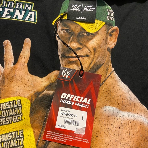 NWT! Shoe Palace X WWE John Cena You can’t see me Westling Shirt L - Picture 6 of 10